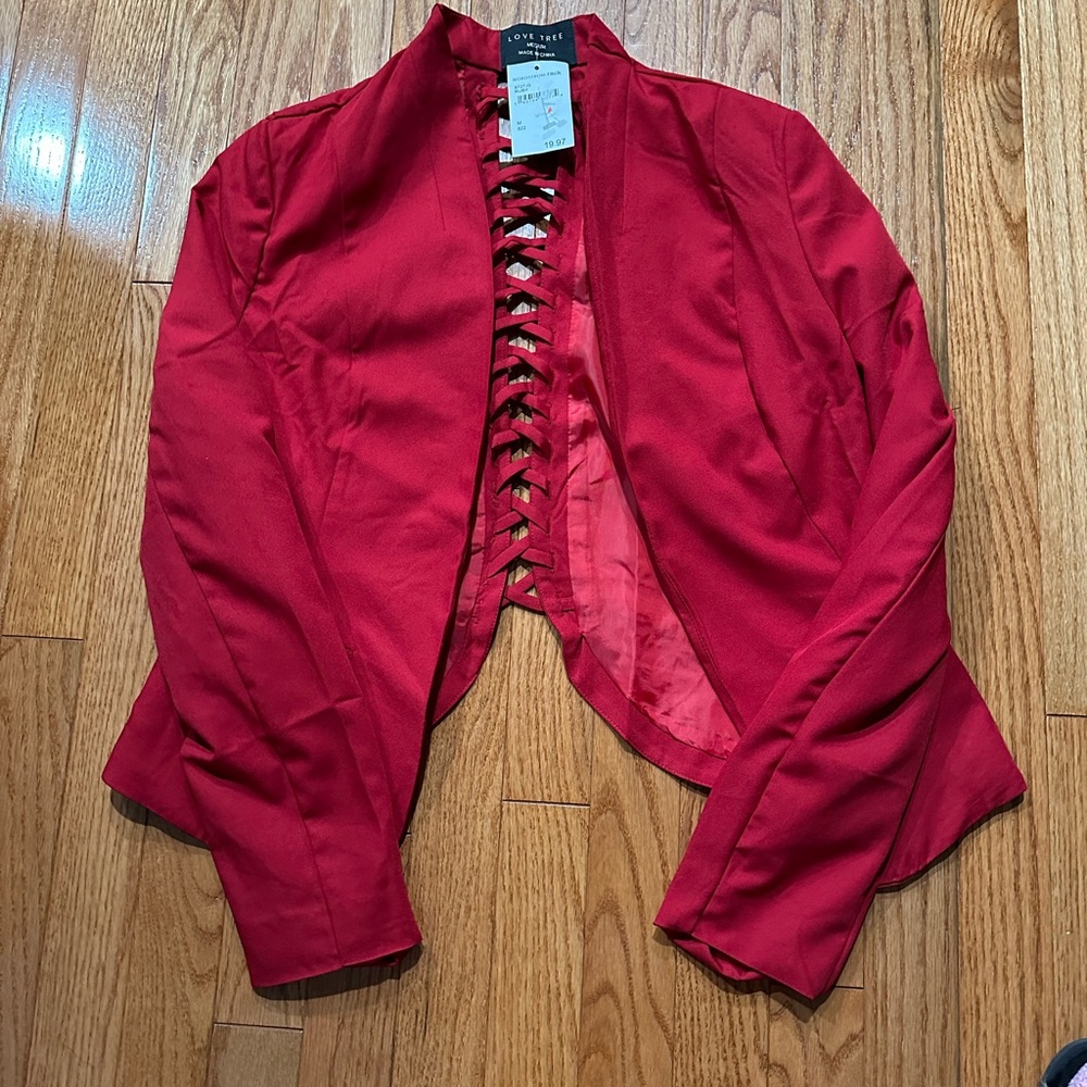 Red blazer